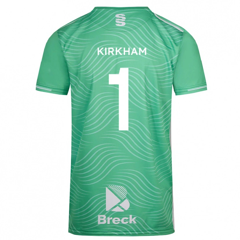 Danxen Criança Skye Kirkham #1 Turquesa Médio Camisola Guarda-Redes 2025/26 Camisa Brasil