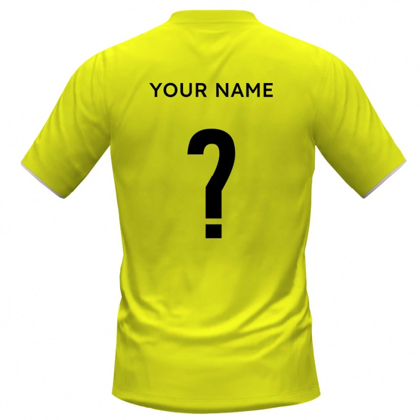 Danxen Criança Scunthorpe United Amarelo Preto Camisola Guarda-Redes 2025/26 Camisa Brasil