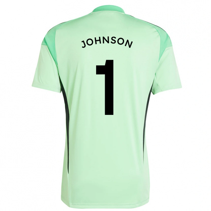 Danxen Criança Sam Johnson #1 Preto Verde Grama Camisola Guarda-Redes 2025/26 Camisa Brasil