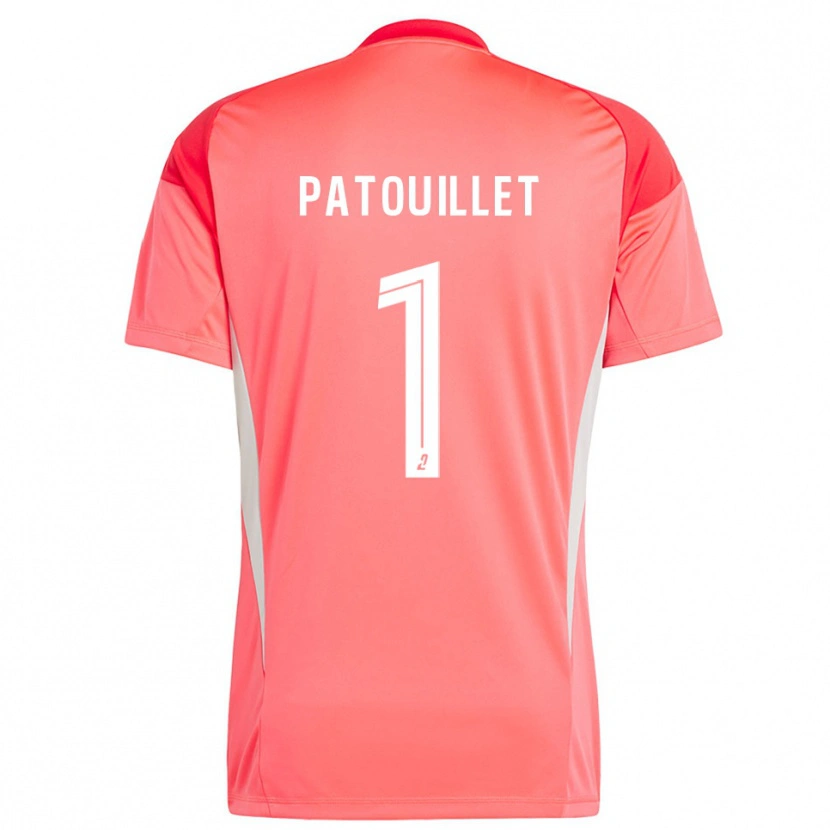 Danxen Criança Mathieu Patouillet #1 Laranja Claro Camisola Guarda-Redes 2025/26 Camisa Brasil