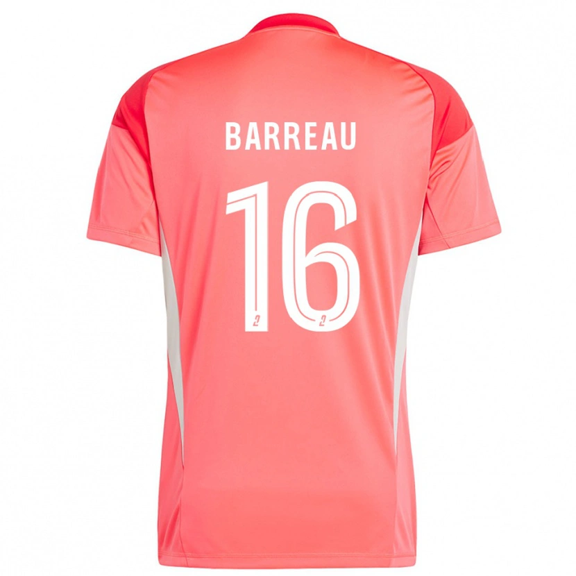 Danxen Criança Axel Barreau #16 Laranja Claro Camisola Guarda-Redes 2025/26 Camisa Brasil