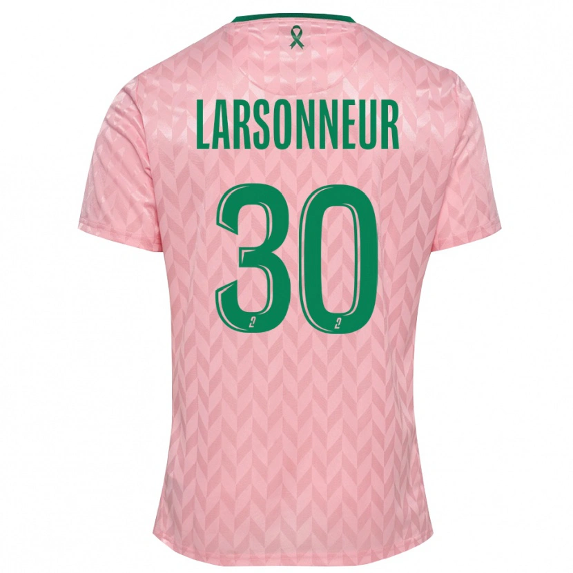 Danxen Criança Gautier Larsonneur #30 Verde Rosa Camisola Guarda-Redes 2025/26 Camisa Brasil