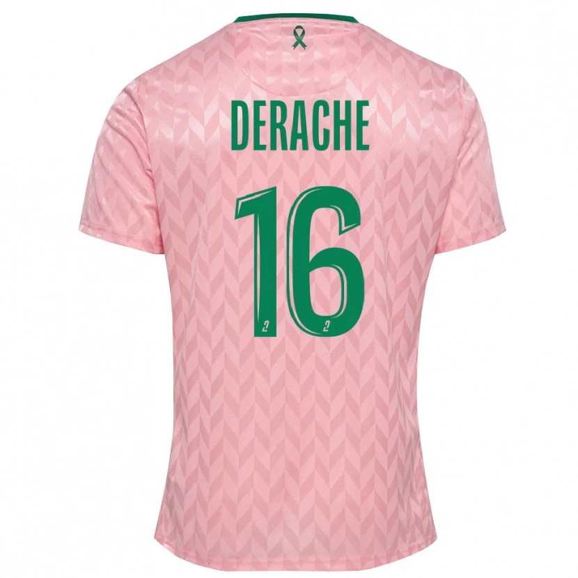 Danxen Criança Joseph Derache #16 Verde Rosa Camisola Guarda-Redes 2025/26 Camisa Brasil
