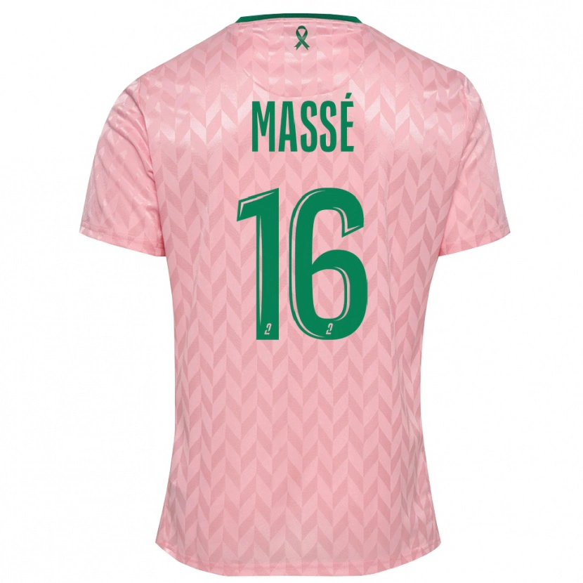 Danxen Criança Maël Massé #16 Verde Rosa Camisola Guarda-Redes 2025/26 Camisa Brasil