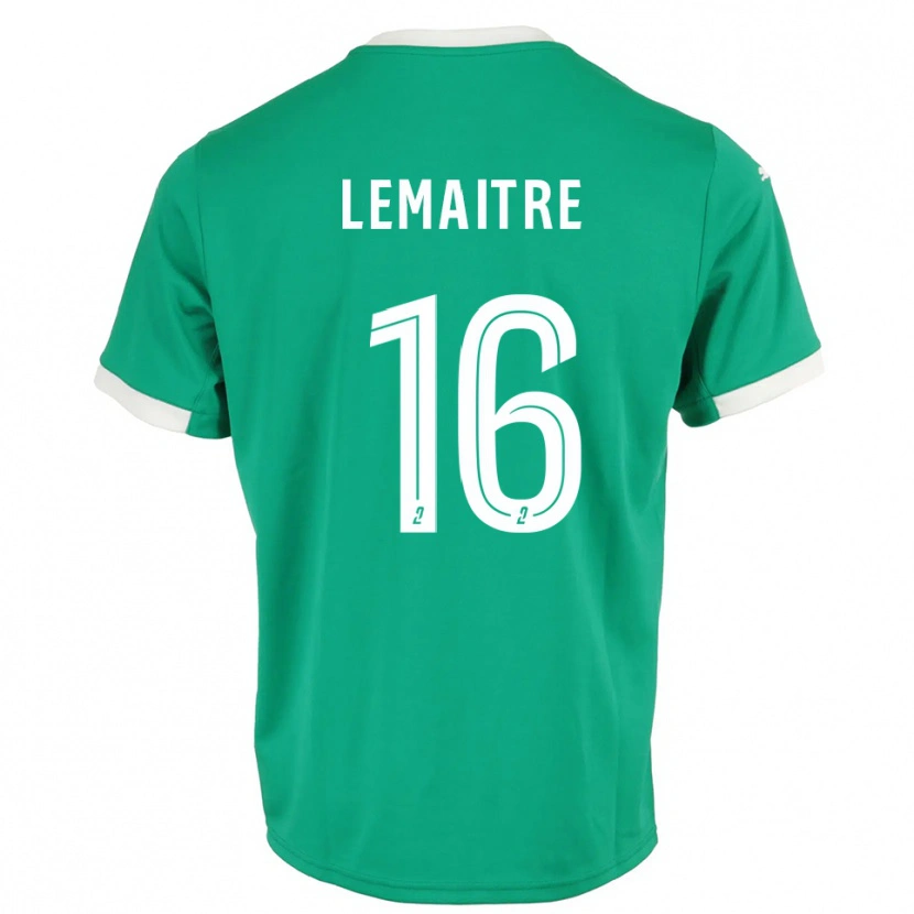 Danxen Criança Nicolas Lemaître #16 Verde Branco Camisola Guarda-Redes 2025/26 Camisa Brasil