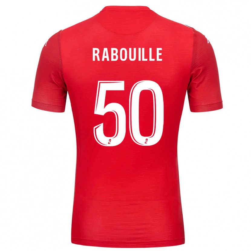 Danxen Criança Valentin Rabouille #50 Branco Vermelho Camisola Guarda-Redes 2025/26 Camisa Brasil