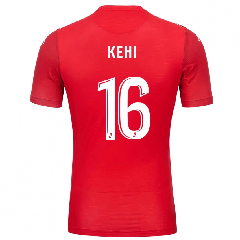 Danxen Criança Marc-Olivier Kehi #16 Branco Vermelho Camisola Guarda-Redes 2025/26 Camisa Brasil