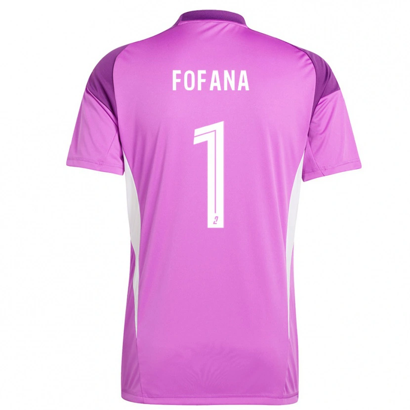 Danxen Criança Cheik Fofana #1 Lavanda Camisola Guarda-Redes 2025/26 Camisa Brasil