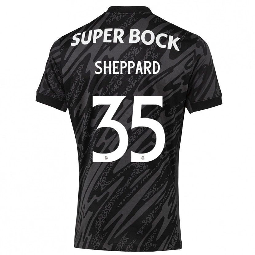 Danxen Criança Catriona Sheppard #35 Cinza Preto Branco Camisola Guarda-Redes 2025/26 Camisa Brasil