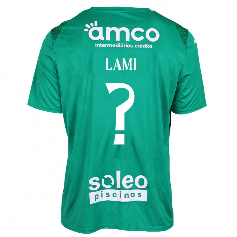 Danxen Criança Dário Lami #0 Verde Branco Camisola Guarda-Redes 2025/26 Camisa Brasil