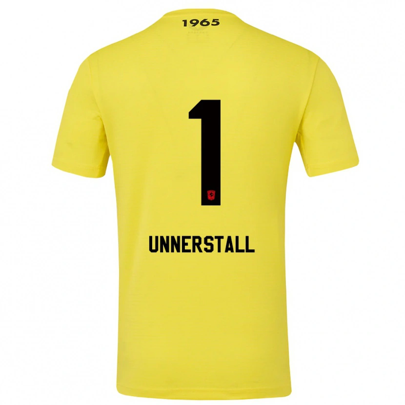 Danxen Criança Lars Unnerstall #1 Amarelo Preto Camisola Guarda-Redes 2025/26 Camisa Brasil