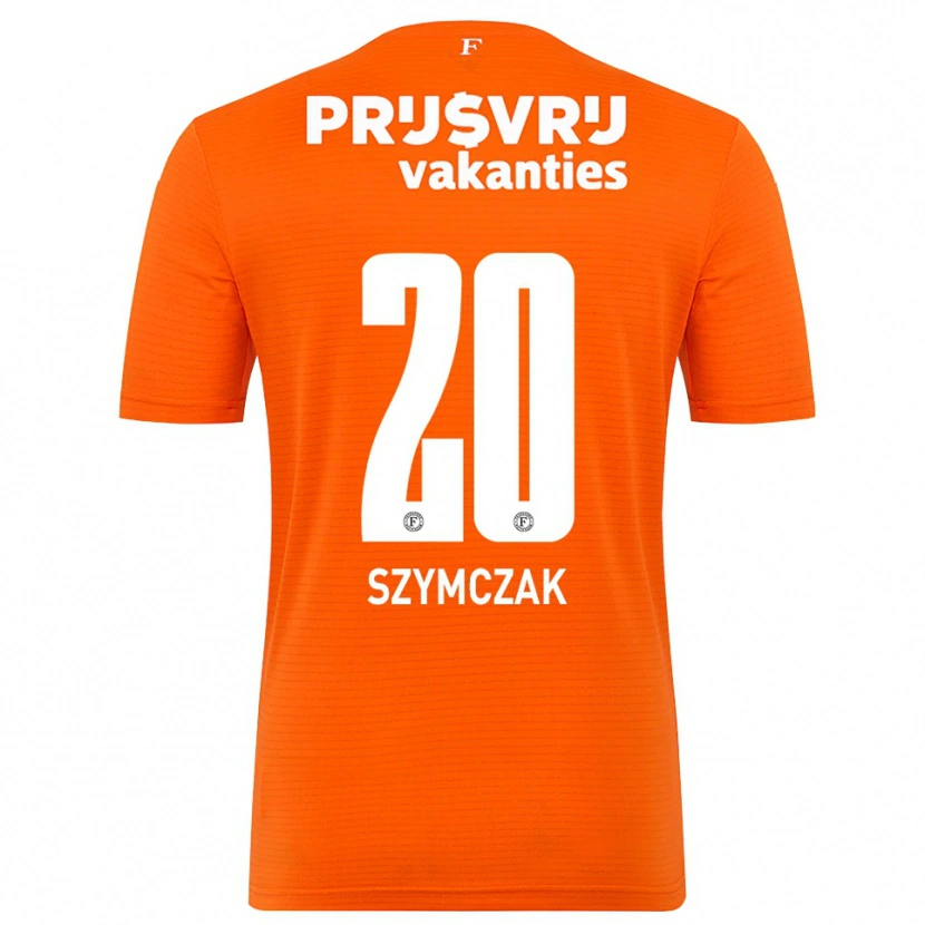 Danxen Criança Oliwia Szymczak #20 Laranja Preto Camisola Guarda-Redes 2025/26 Camisa Brasil