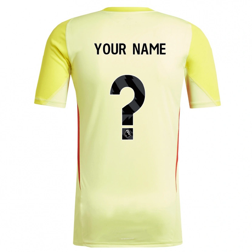 Danxen Criança Liverpool FC Amarelo Vermelho Camisola Guarda-Redes 2025/26 Camisa Brasil