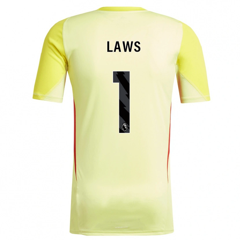 Danxen Criança Rachael Laws #1 Amarelo Vermelho Camisola Guarda-Redes 2025/26 Camisa Brasil