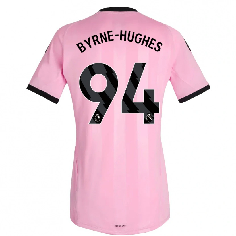 Danxen Criança Cameron Byrne-Hughes #94 Rosa Preto Camisola Guarda-Redes 2025/26 Camisa Brasil