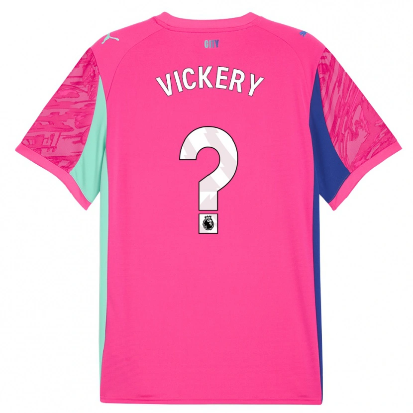 Danxen Criança Ben Vickery #0 Rosa Rosa Camisola Guarda-Redes 2025/26 Camisa Brasil