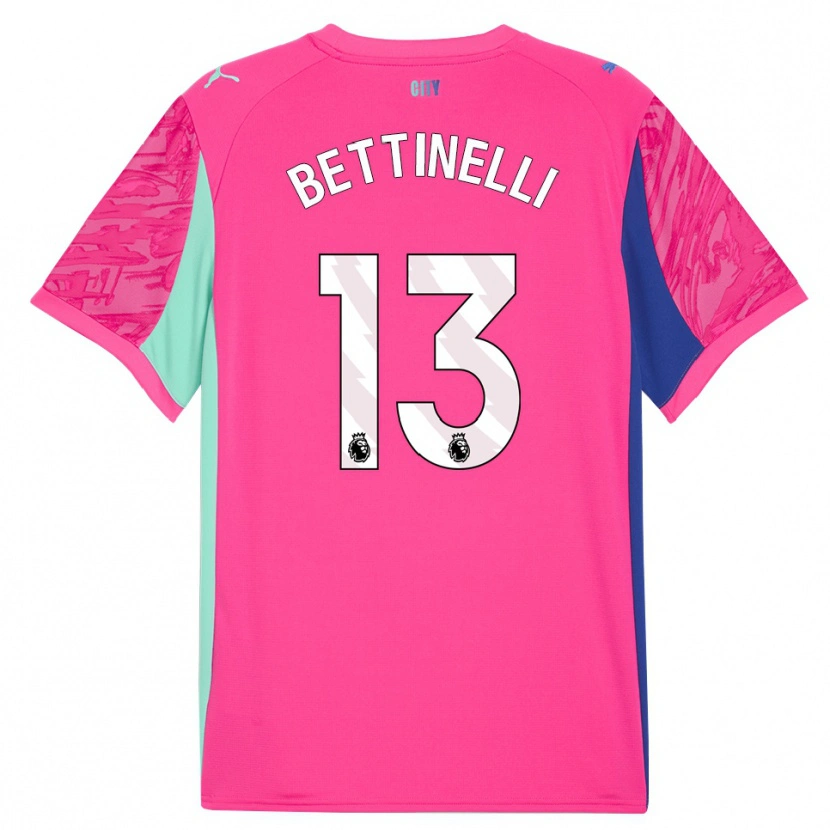 Danxen Criança Marcus Bettinelli #13 Rosa Rosa Camisola Guarda-Redes 2025/26 Camisa Brasil