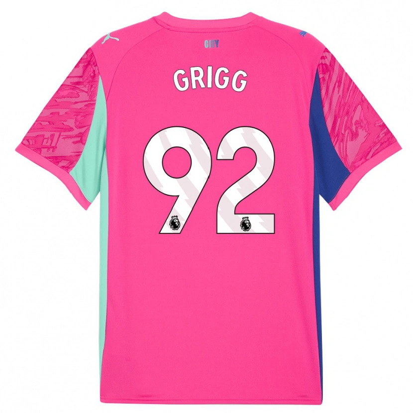 Danxen Criança Finley Grigg #92 Rosa Rosa Camisola Guarda-Redes 2025/26 Camisa Brasil