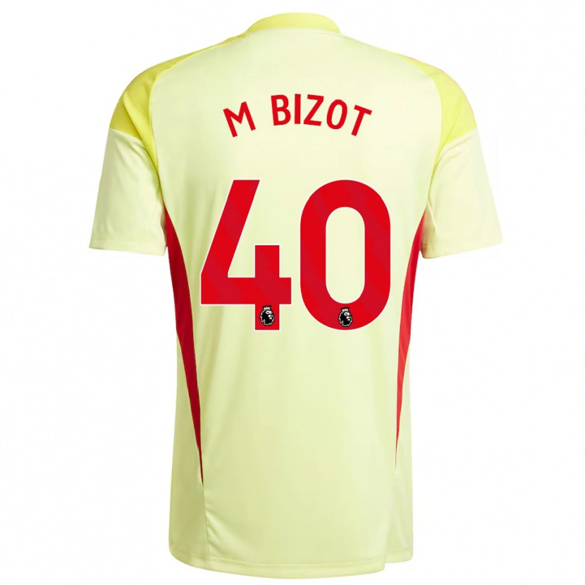 Danxen Criança Marco Bizot #40 Amarelo Claro Camisola Guarda-Redes 2025/26 Camisa Brasil