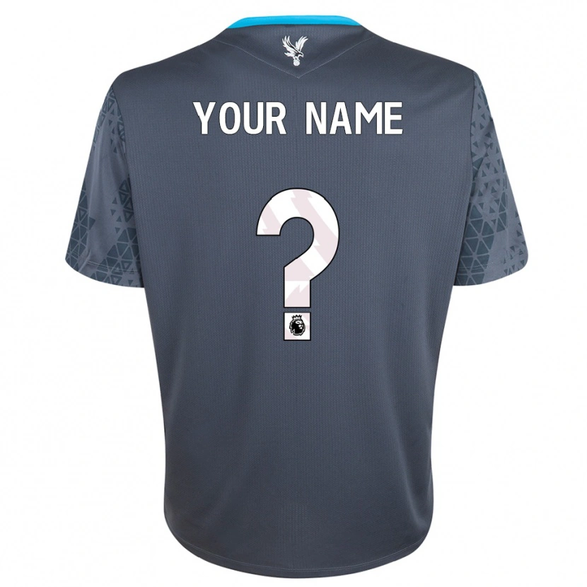 Danxen Criança Crystal Palace FC Cinza Escuro Branco Camisola Guarda-Redes 2025/26 Camisa Brasil