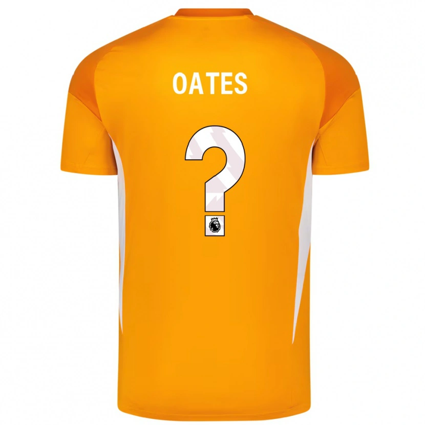 Danxen Criança Charlotte Oates #0 Laranja Branco Camisola Guarda-Redes 2025/26 Camisa Brasil