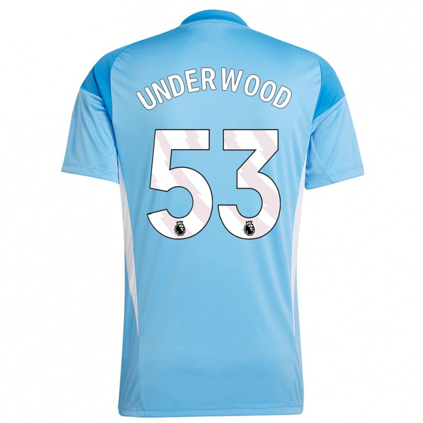 Danxen Criança Marco Underwood #53 Azul Branco Camisola Guarda-Redes 2025/26 Camisa Brasil