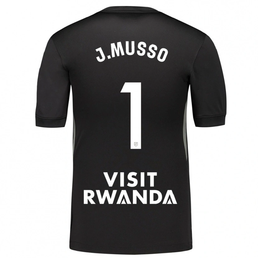 Danxen Criança Juan Musso #1 Preto Branco Camisola Guarda-Redes 2025/26 Camisa Brasil