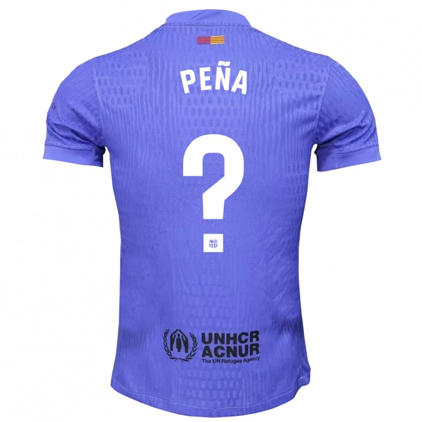 Danxen Criança Pablo Peña #0 Azul Preto Camisola Guarda-Redes 2025/26 Camisa Brasil