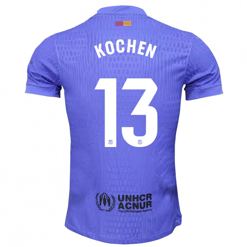 Danxen Criança Diego Kochen #13 Azul Preto Camisola Guarda-Redes 2025/26 Camisa Brasil