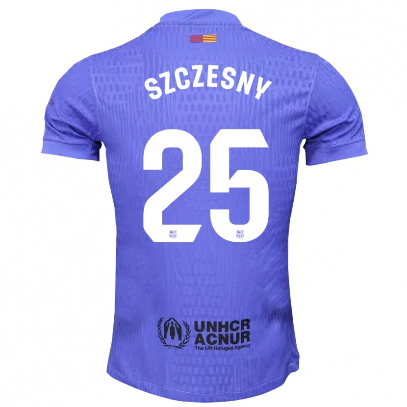 Danxen Criança Wojciech Szczesny #25 Azul Preto Camisola Guarda-Redes 2025/26 Camisa Brasil