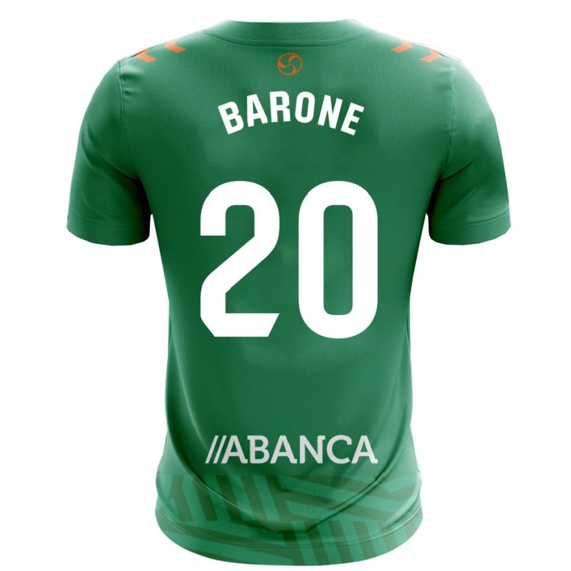 Danxen Criança Caio Barone #20 Verde Branco Camisola Guarda-Redes 2025/26 Camisa Brasil