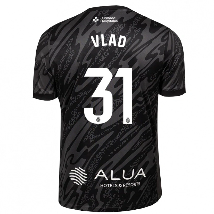 Danxen Criança Rares Vlad #31 Cinza Escuro Preto Camisola Guarda-Redes 2025/26 Camisa Brasil