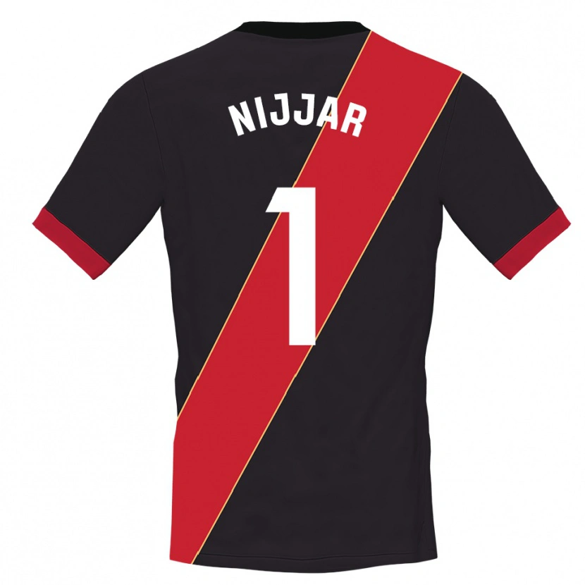 Danxen Criança Tejpal Nijjar #1 Vermelho Preto Camisola Guarda-Redes 2025/26 Camisa Brasil