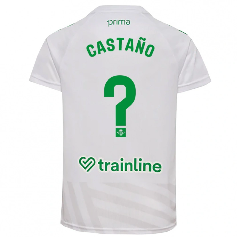 Danxen Criança Jesús Castaño #0 Verde Branco Camisola Guarda-Redes 2025/26 Camisa Brasil