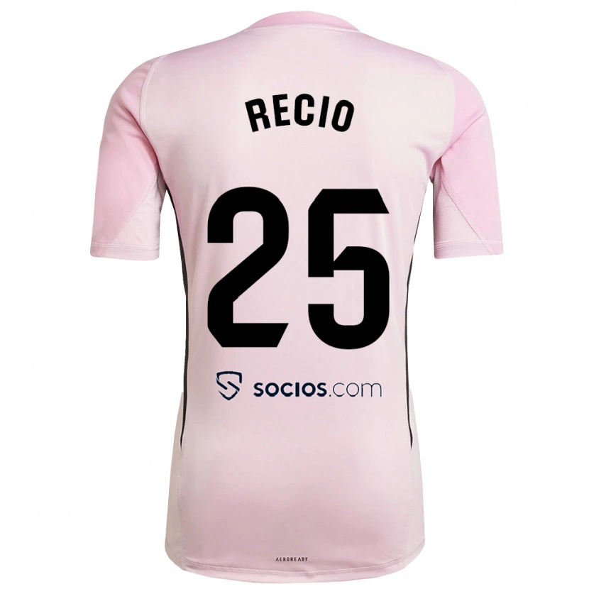 Danxen Criança Sergio Recio #25 Rosa Preto Camisola Guarda-Redes 2025/26 Camisa Brasil