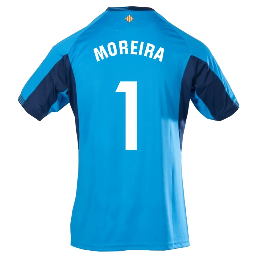 Danxen Criança Yago Moreira #1 Azul Branco Camisola Guarda-Redes 2025/26 Camisa Brasil
