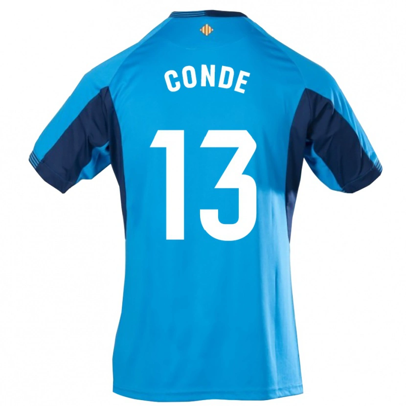 Danxen Criança Diego Conde #13 Azul Branco Camisola Guarda-Redes 2025/26 Camisa Brasil
