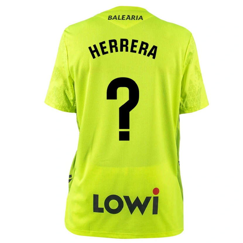 Danxen Criança Asier Herrera #0 Verde Fluorescente Preto Camisola Guarda-Redes 2025/26 Camisa Brasil