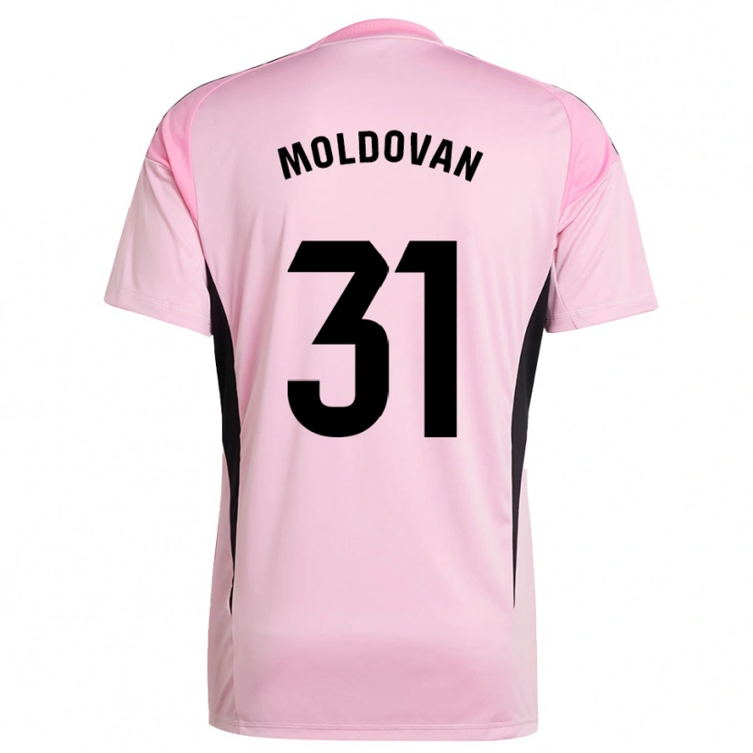 Danxen Criança Horațiu Moldovan #31 Rosa Preto Camisola Guarda-Redes 2025/26 Camisa Brasil