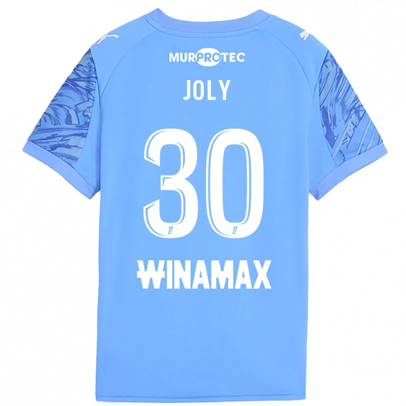 Danxen Criança Blandine Joly #30 Azul Claro Branco Camisola Guarda-Redes 2025/26 Camisa Brasil