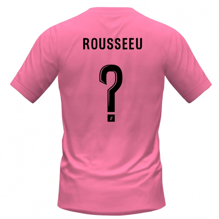 Danxen Criança Justine Rousseeu #0 Rosa Preto Camisola Guarda-Redes 2025/26 Camisa Brasil