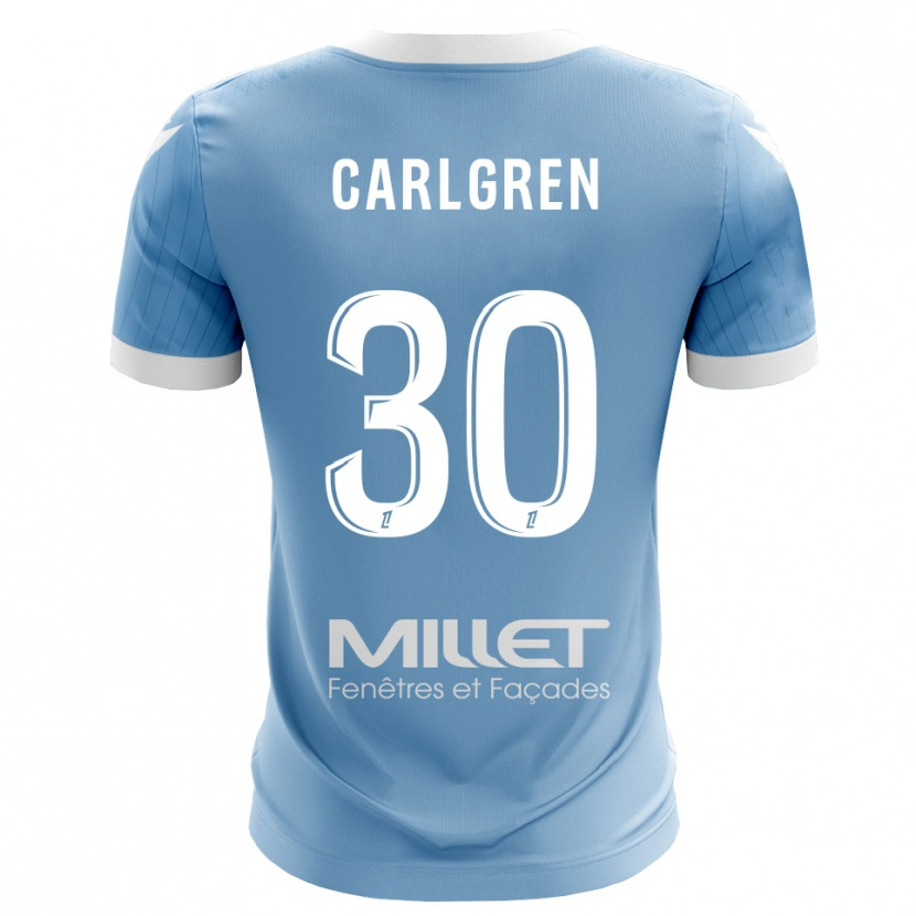 Danxen Criança Patrik Carlgren #30 Azul Céu Claro Camisola Guarda-Redes 2025/26 Camisa Brasil
