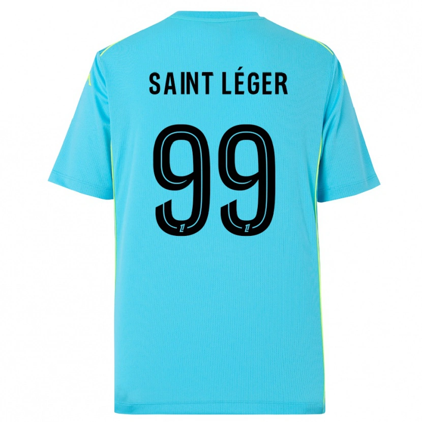 Danxen Criança Maureen Saint Léger #99 Azul Céu Preto Camisola Guarda-Redes 2025/26 Camisa Brasil