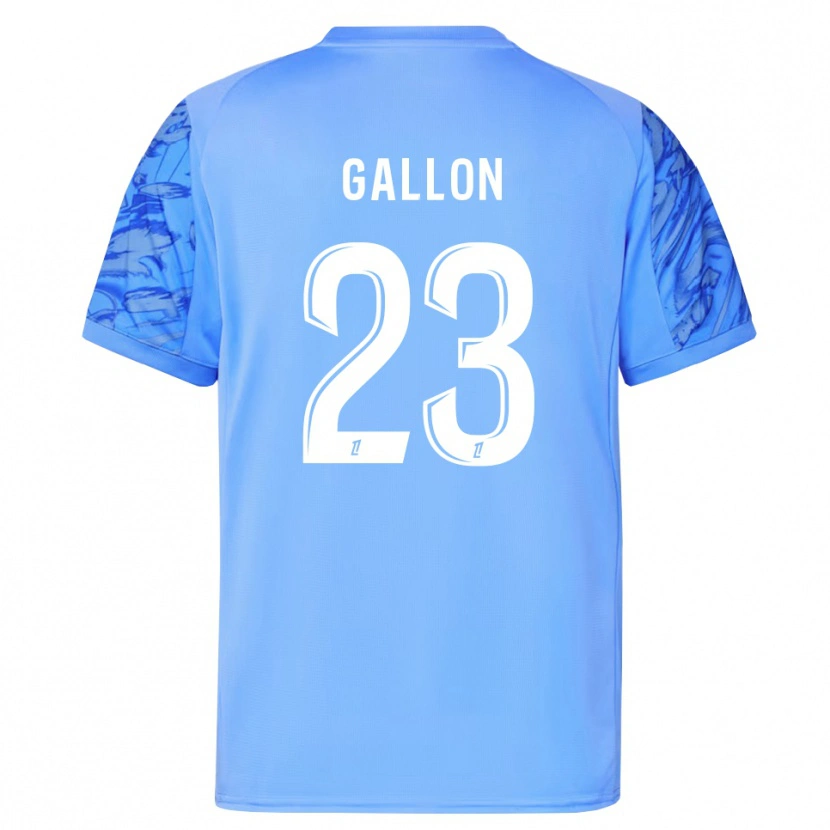 Danxen Criança Gauthier Gallon #23 Azul Branco Camisola Guarda-Redes 2025/26 Camisa Brasil
