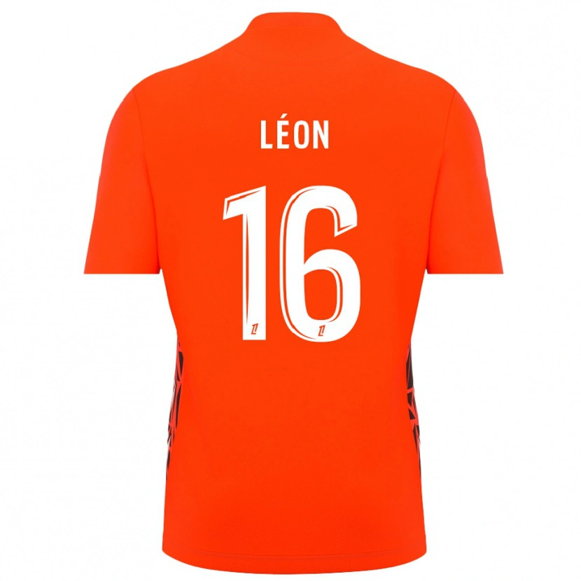 Danxen Criança Donovan Léon #16 Branco Laranja Camisola Guarda-Redes 2025/26 Camisa Brasil