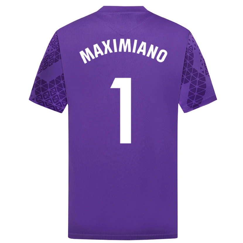 Danxen Criança Luís Maximiano #1 Roxo Branco Camisola Guarda-Redes 2025/26 Camisa Brasil