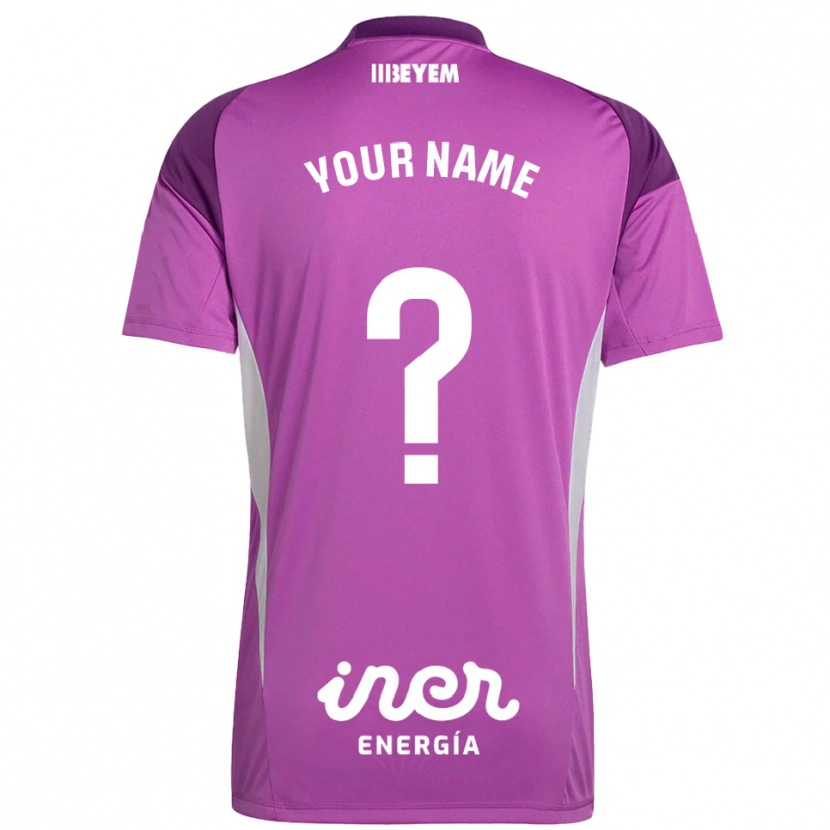 Danxen Criança Albacete Balompié Lilás Roxo Camisola Guarda-Redes 2025/26 Camisa Brasil