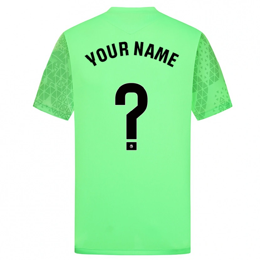 Danxen Criança Burgos CF Verde Primavera Preto Camisola Guarda-Redes 2025/26 Camisa Brasil