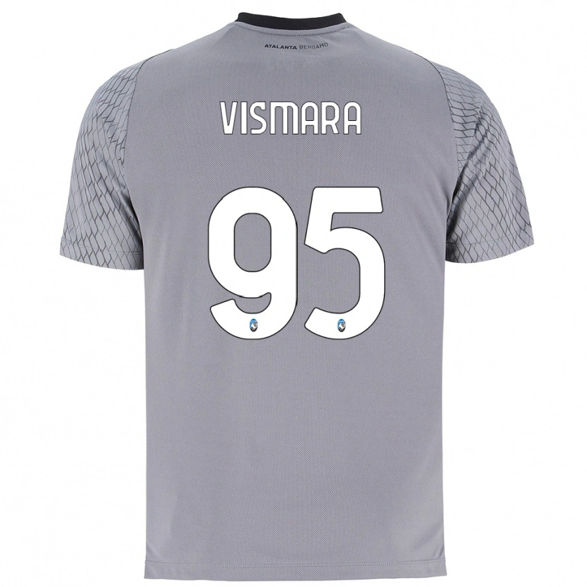 Danxen Criança Paolo Vismara #95 Cinza Azul Vermelho Camisola Guarda-Redes 2025/26 Camisa Brasil