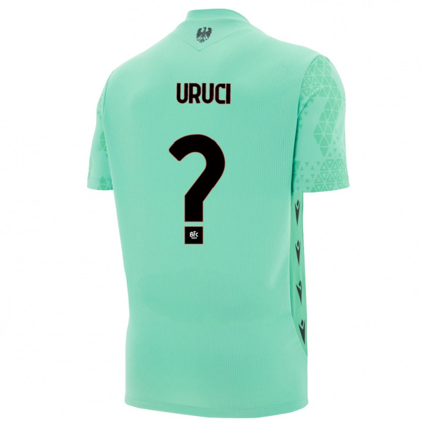 Danxen Criança Klejton Uruci #0 Azul Menta Preto Camisola Guarda-Redes 2025/26 Camisa Brasil